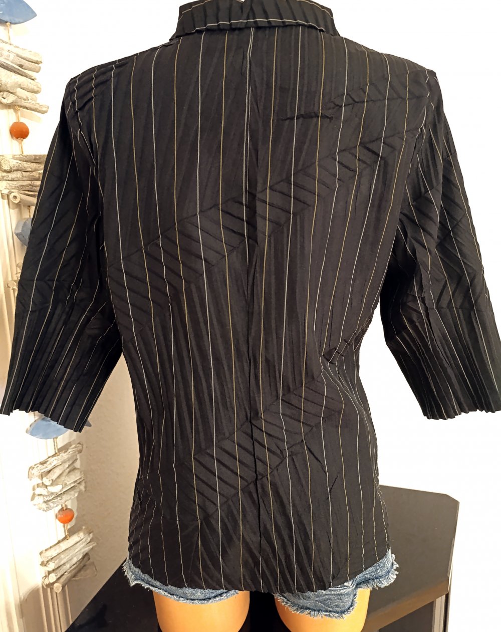 Kurzarm-Bluse 1/2 Arm Gr. 40 von babette
