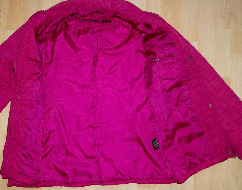 Steppjacke Gr. 44 Via Cortesa Farbe beere