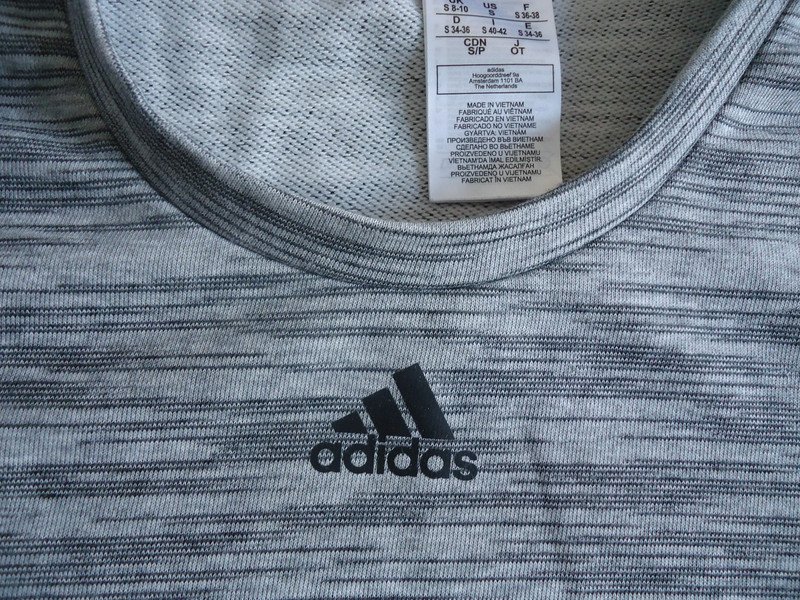 Sweatshirt Pullover Damen Adidas Gr. S 34/36 grau