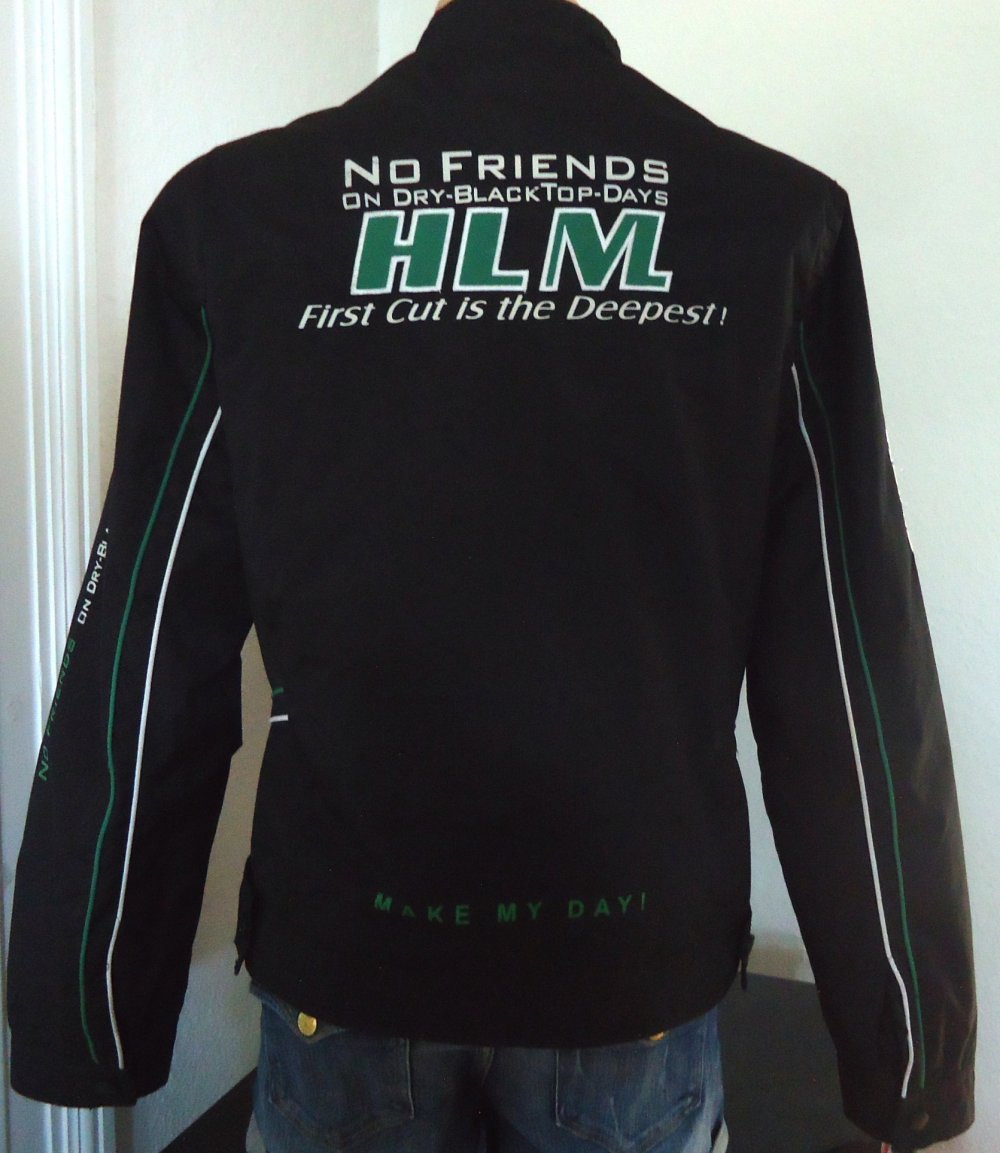 Jacke Biker schwarz Gr. 38 Sanprit