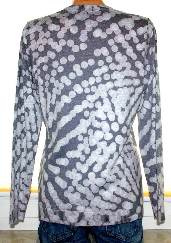 Pullover grau Gr. 42 Glitzersteinchen