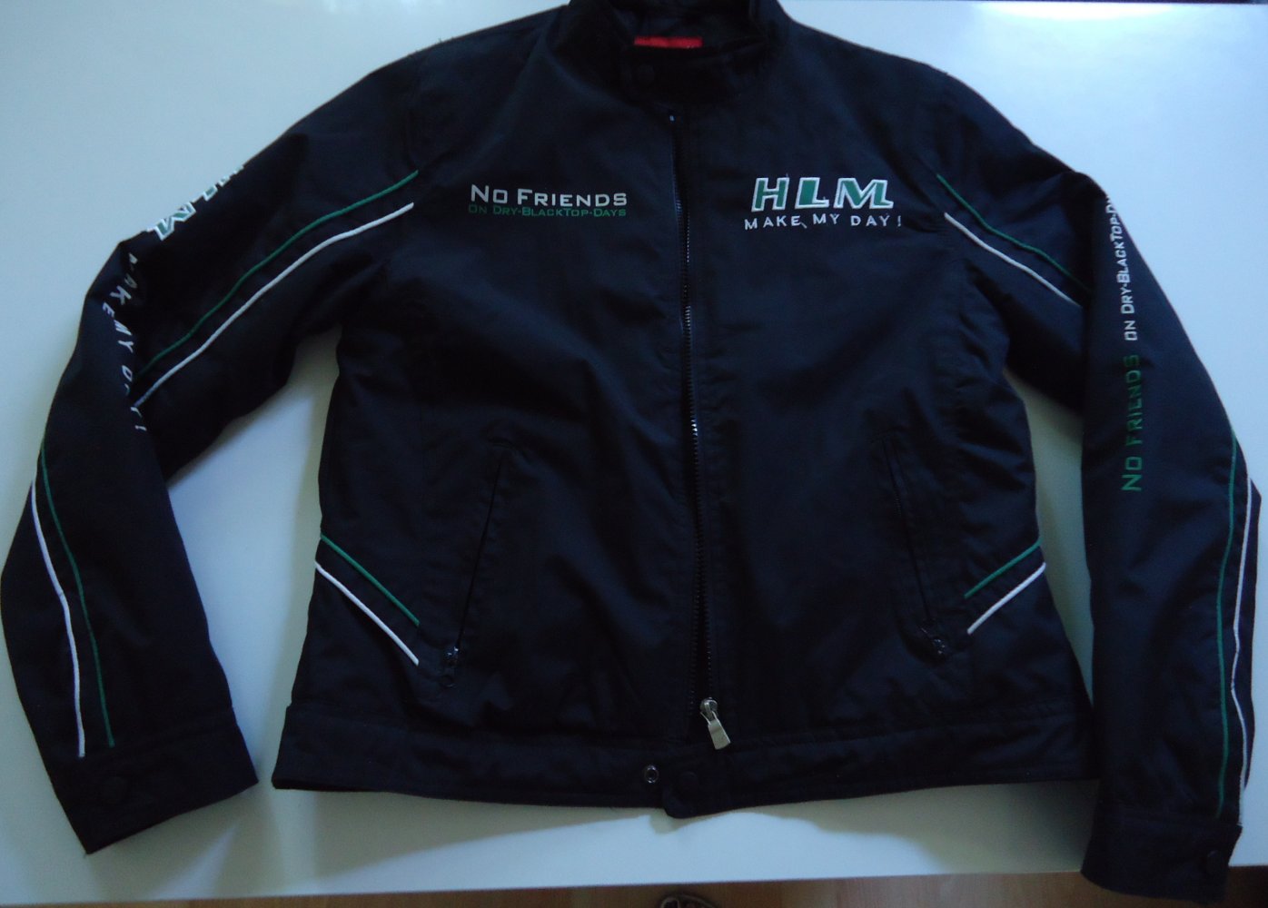 Jacke Biker schwarz Gr. 38 Sanprit