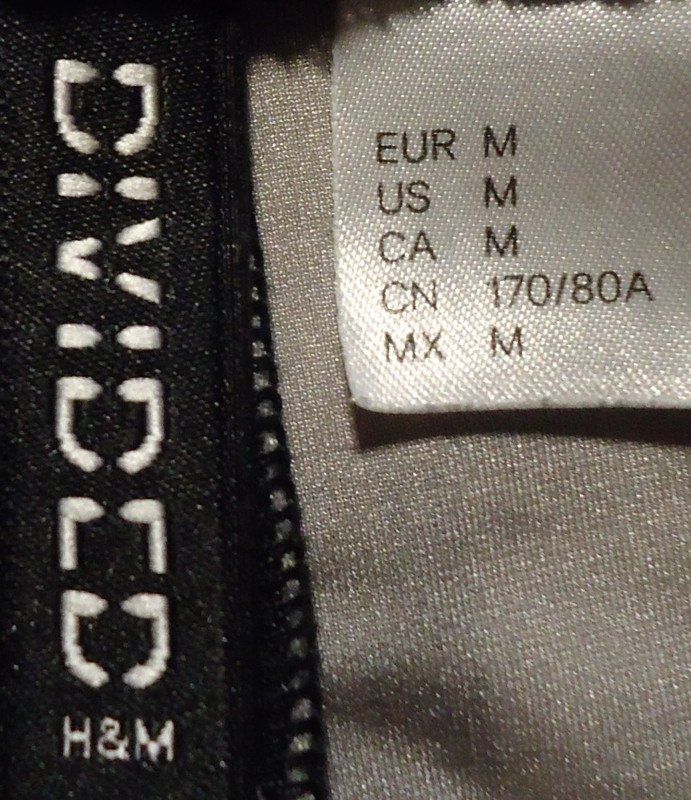 Leggings Gr. 36/M H&M Divided schwarz/silber
