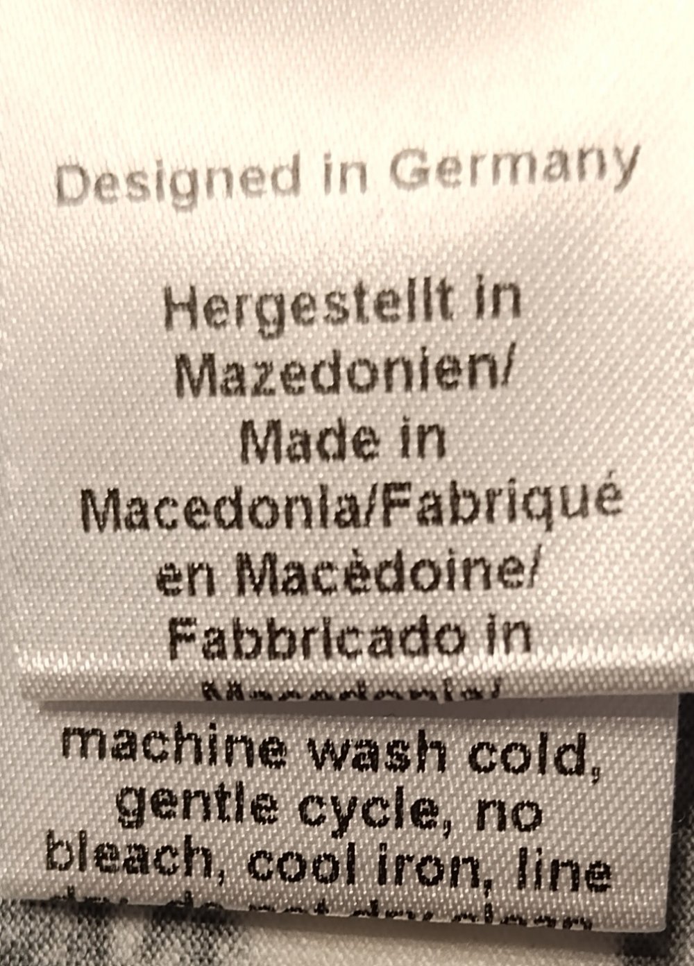 Langarm-Tunika schwarz/weiß/grau mit dekorativen Quasten Gr. 46 Chalou