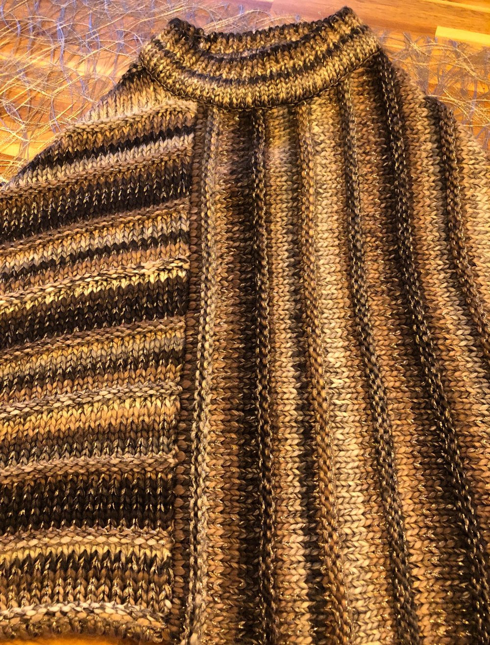 Strickponcho