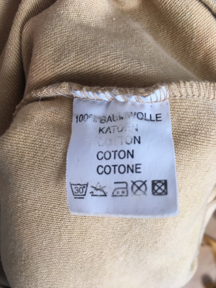 Barisal - Sweatshirt / Pullover, beige braun gold, 100 % Baumwolle - Gr. M / 38