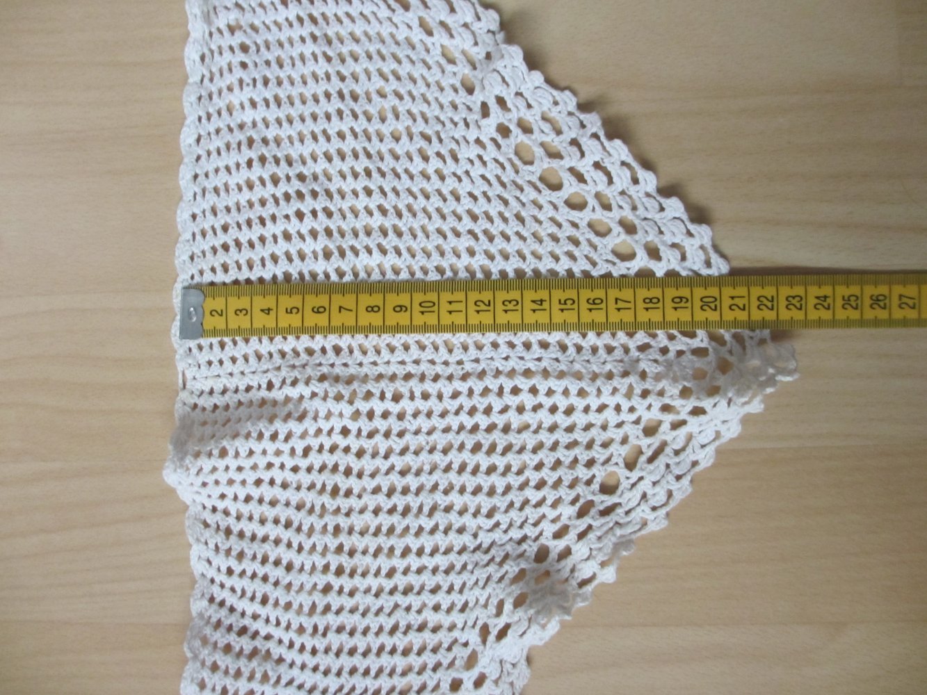 Vintage - Häkel Kragenschutz / Accessoire, Tuch, weiß creme