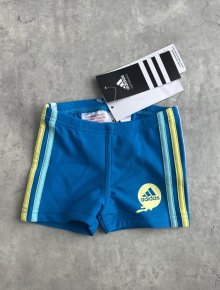 adidas 3 Stripes Kleinkinder Badehose blau Größe 80