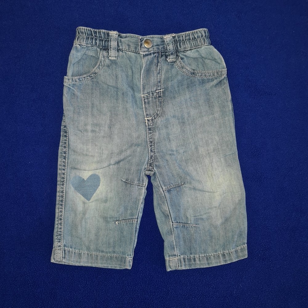 Dreivierteljeans, dünn, OVS, 6 Monate (ca. Gr. 62/68)
