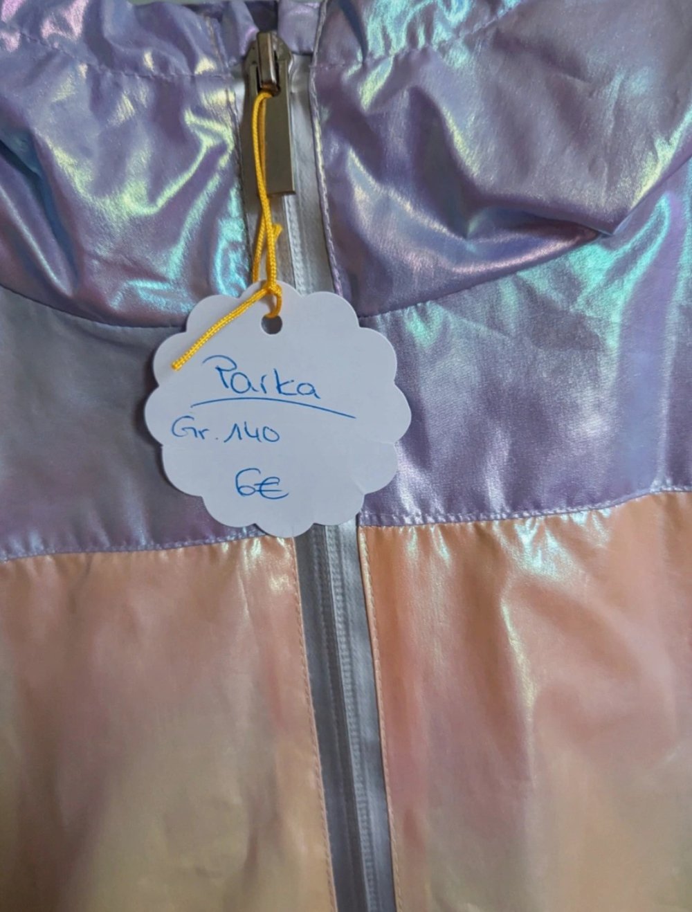 glänzender Übergangs-Parka Gr.140