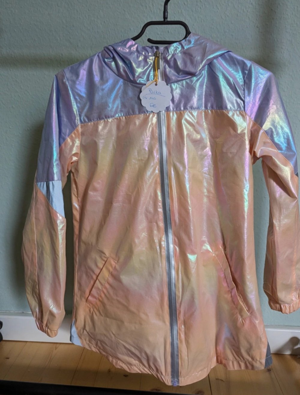glänzender Übergangs-Parka Gr.140