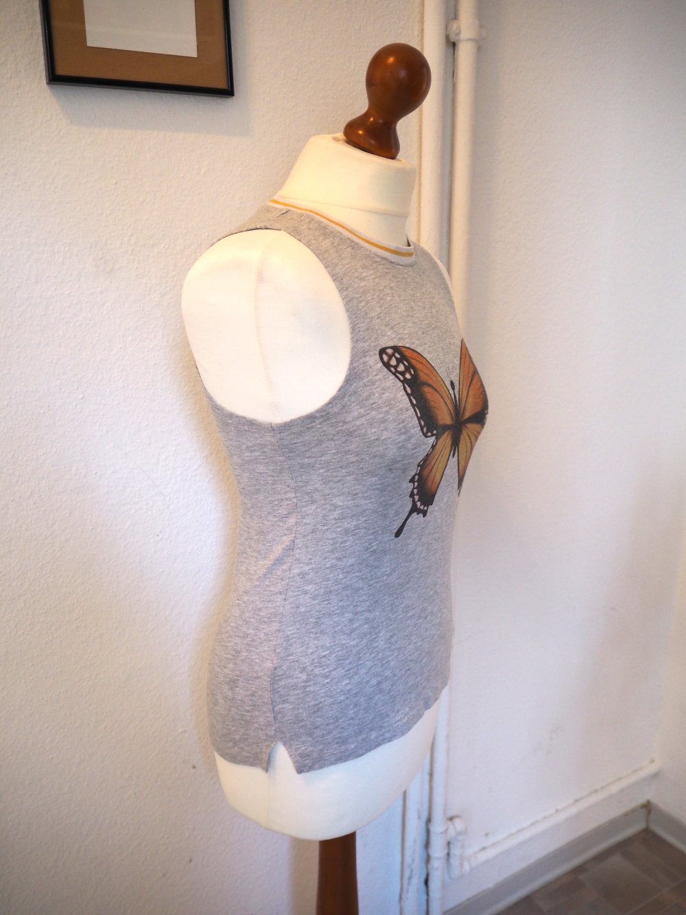 Tanktop mit Schmetterlings-Print