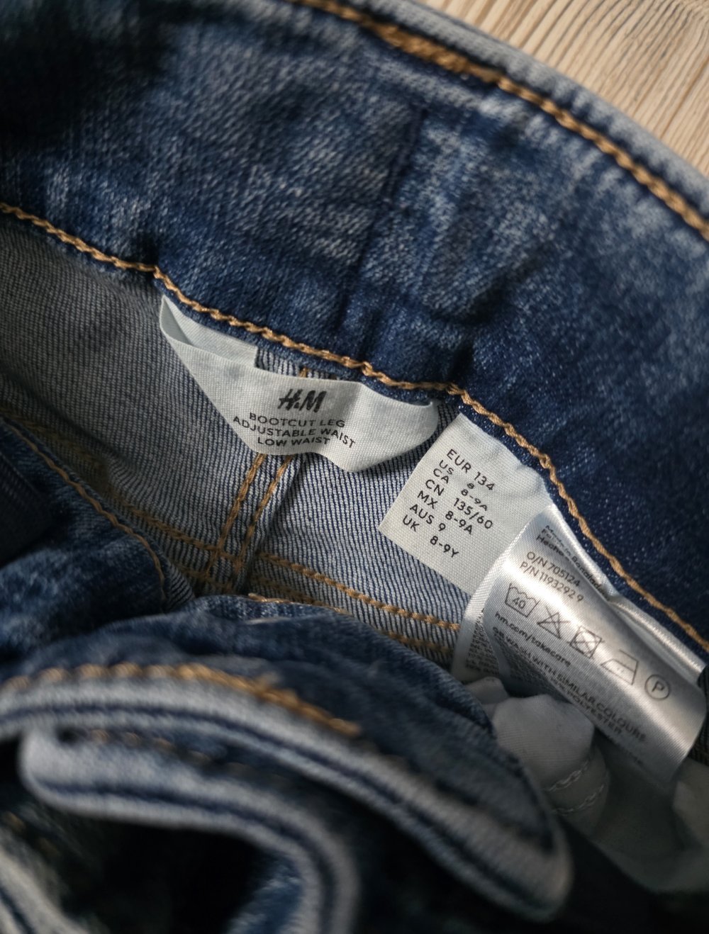 H&M Mädchen Jeans gr. 134 blau wie neu