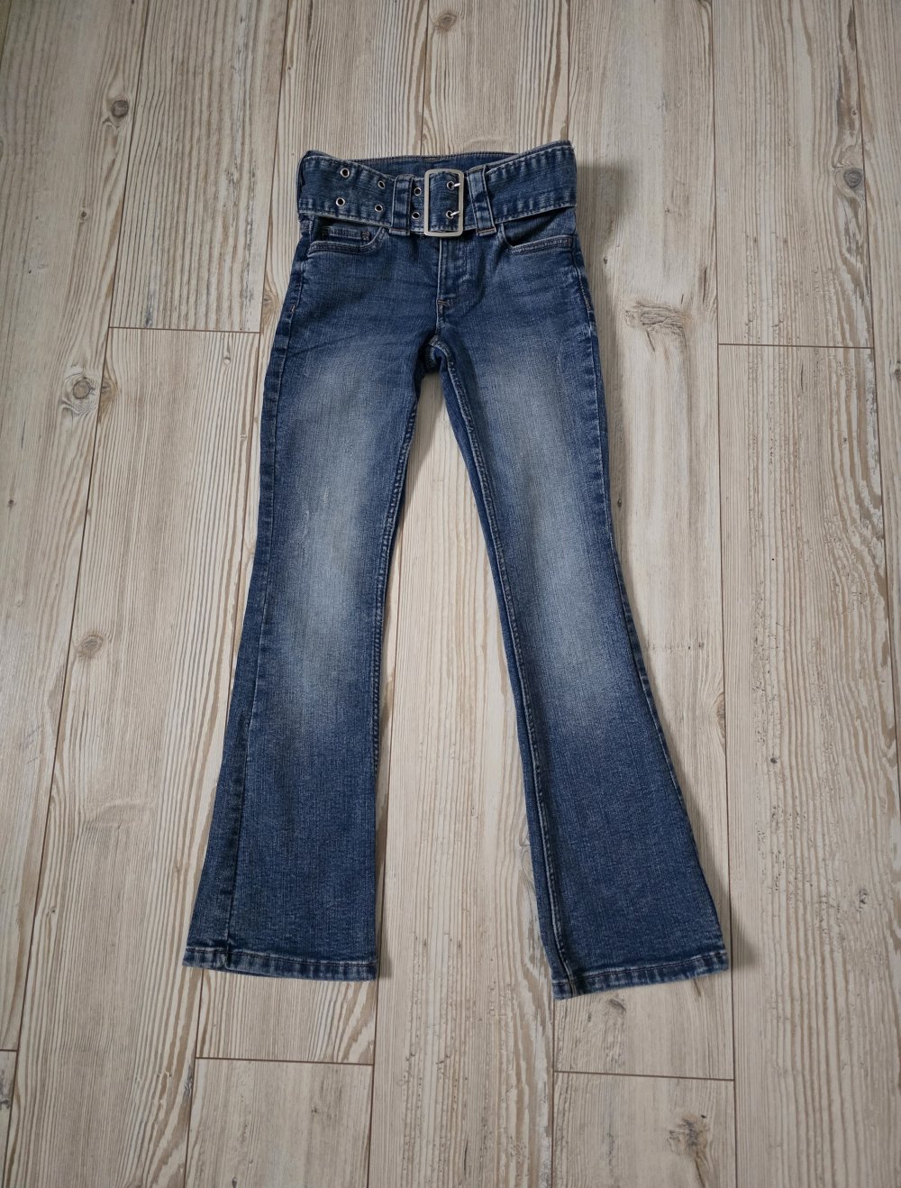 H&M Mädchen Jeans gr. 134 blau wie neu