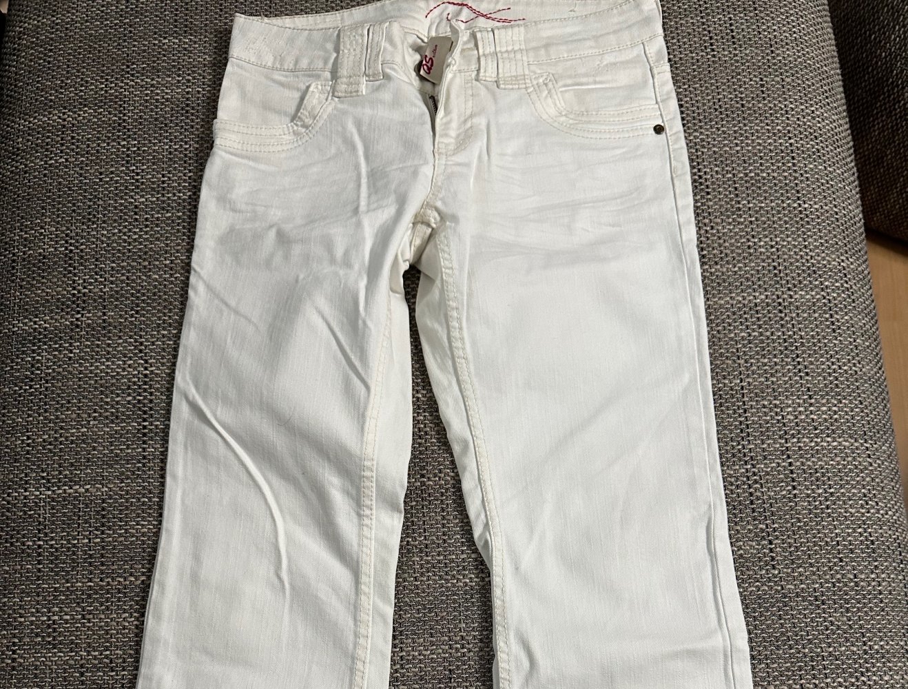 s.oliver Hose Gr.s Jeanshose weis