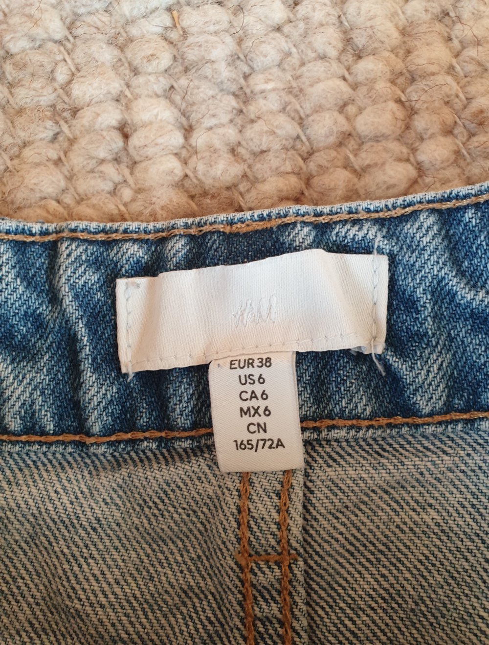 Hellblaue H&M Jeans Shorts
