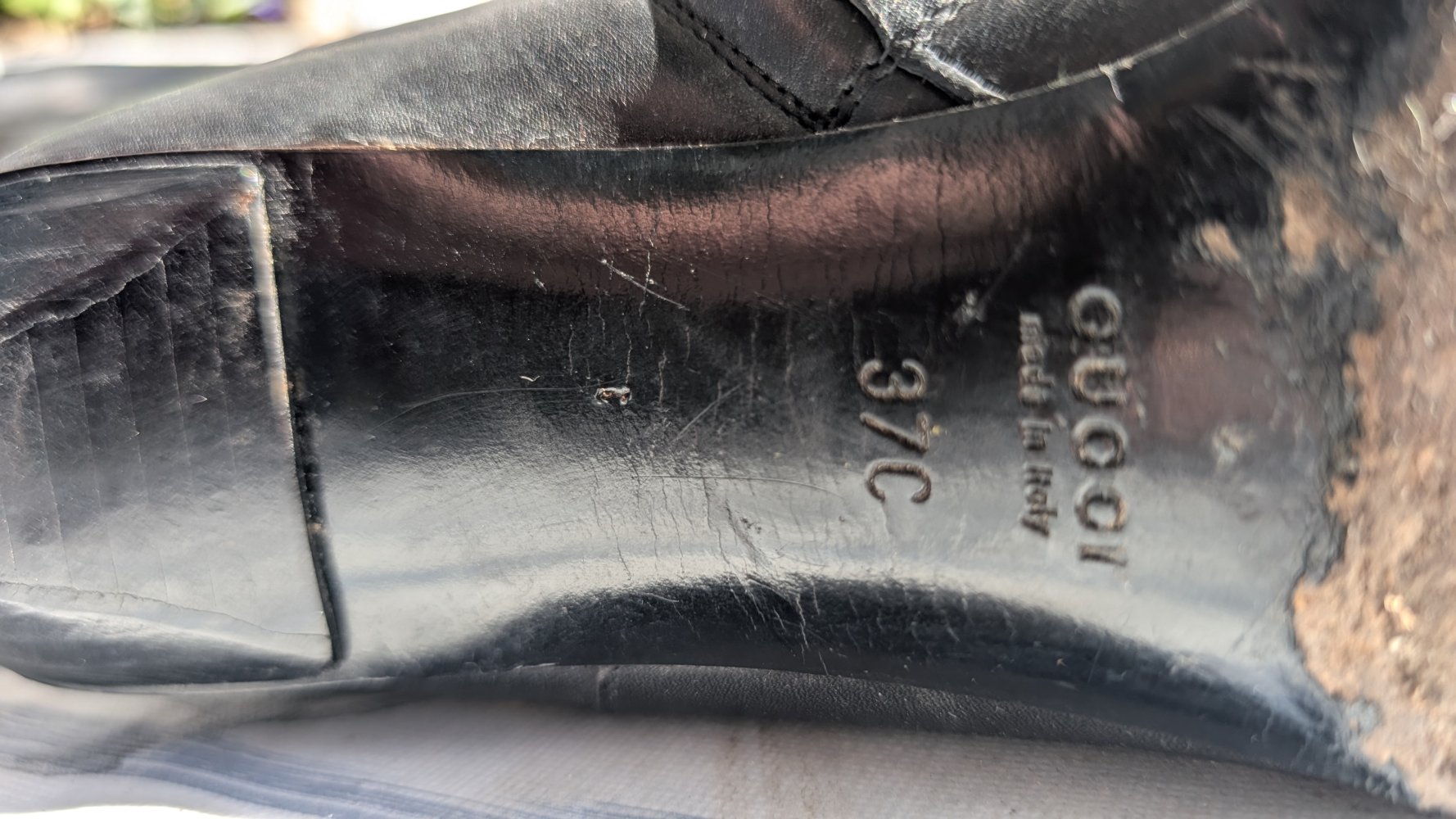 Gucci Stiefel mit Absatz Vintage