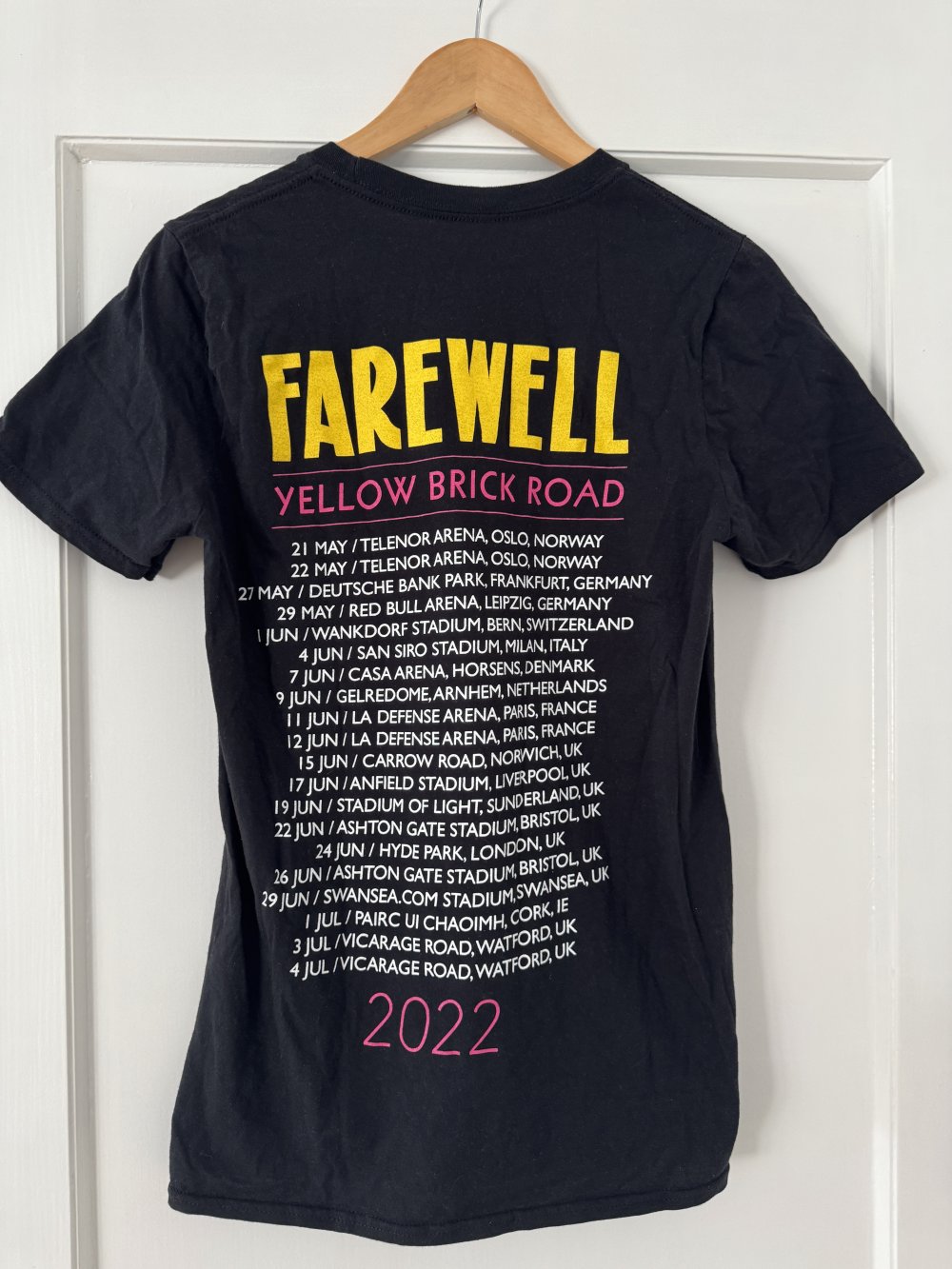 Elton John Merch T-Shirt zum Tausch