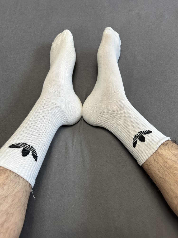 getragene Socken