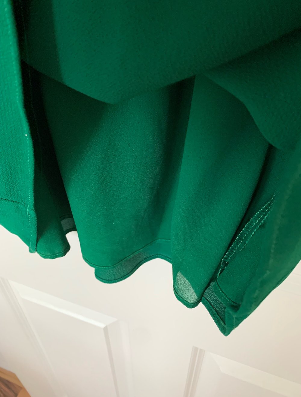 Mango Sommerkleid – Größe S – Grün– Knopfleiste & Bindegürtel