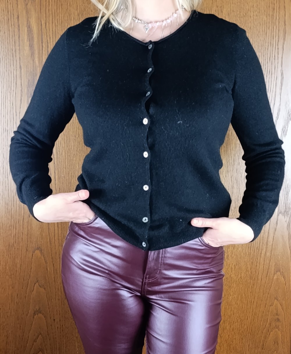 Edler Kaschmir-Mix Cardigan von DONNA LANE BASIC – Gr. XL