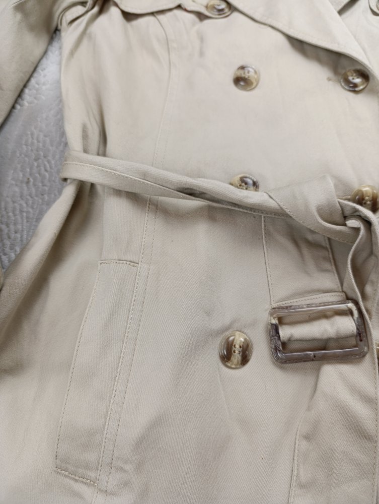 Eleganter Baumwoll-Trenchcoat