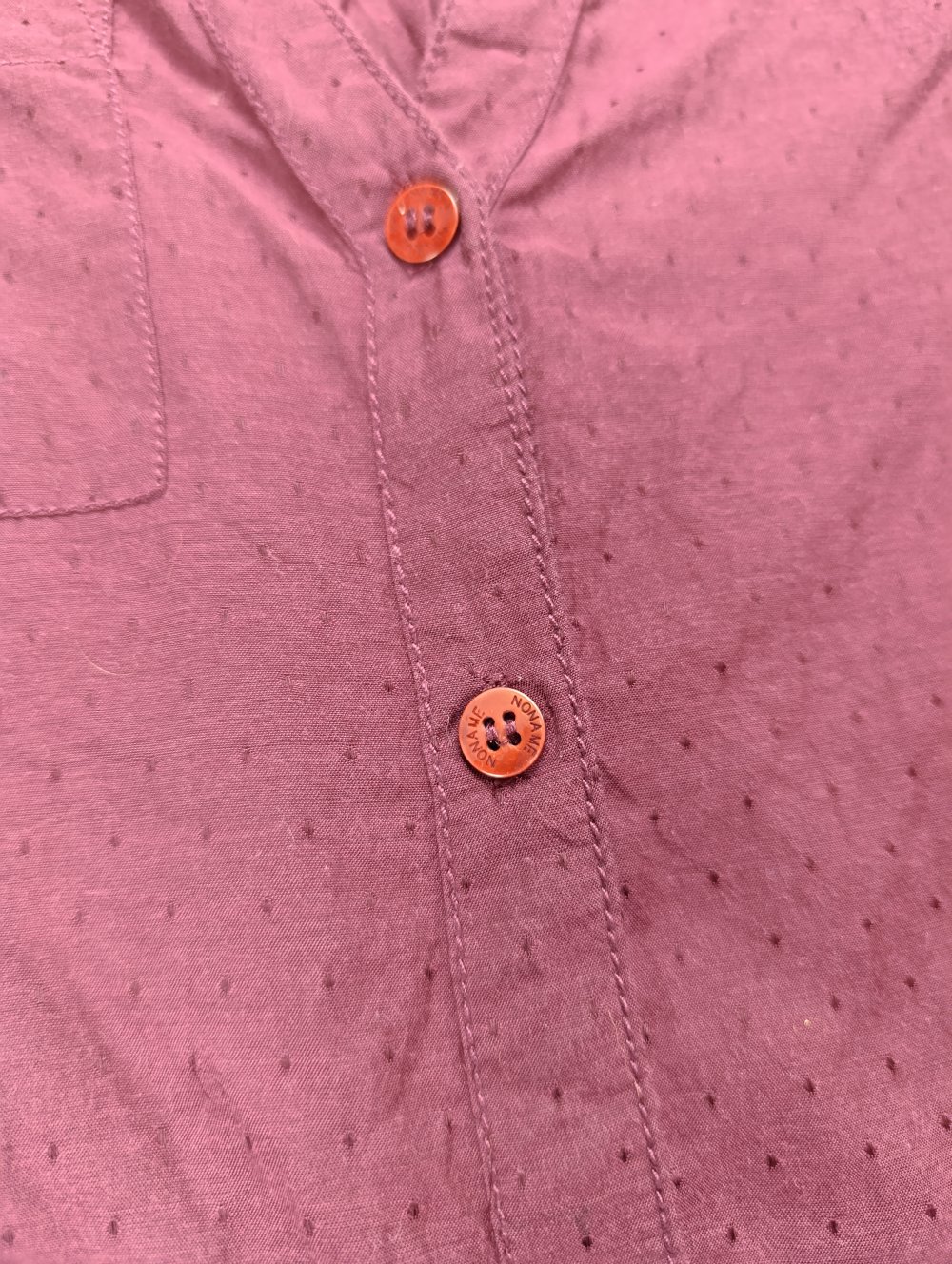 Elegante Bluse in Bordeauxrot