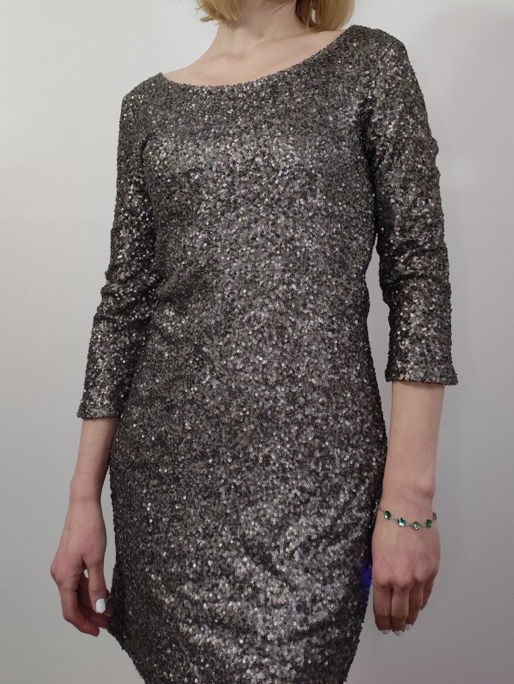 Second Female Sparkel Paillettenkleid mit offenem Rücken