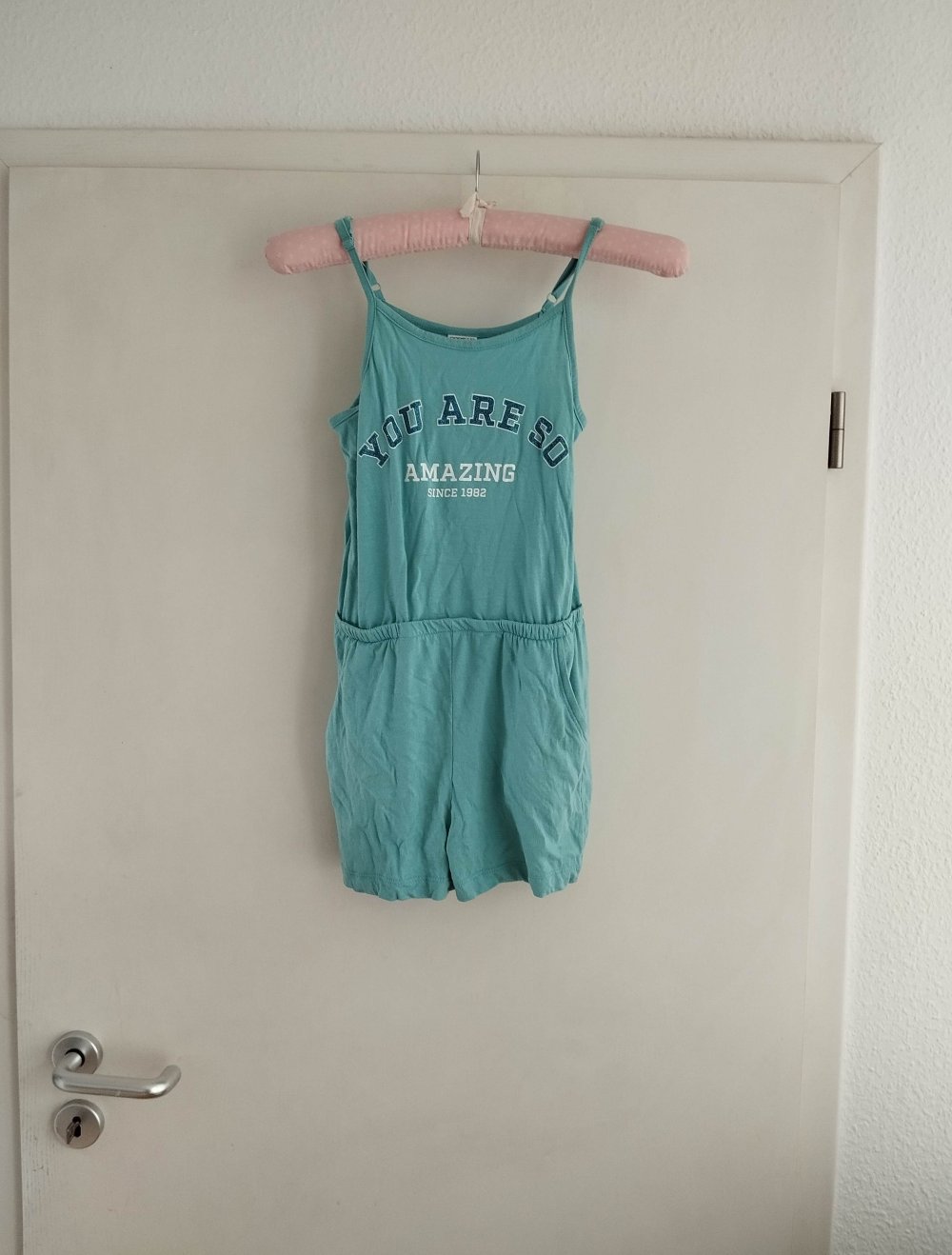 ** Page One Young Sommer Jumpsuit Gr.134/140 Overall Anzug kurz Gummibund **