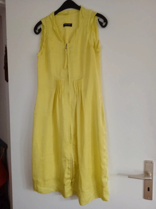 Midikleid gelb Gr. 36/38