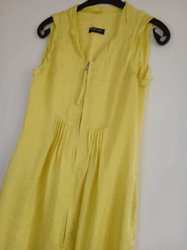 Midikleid gelb Gr. 36/38