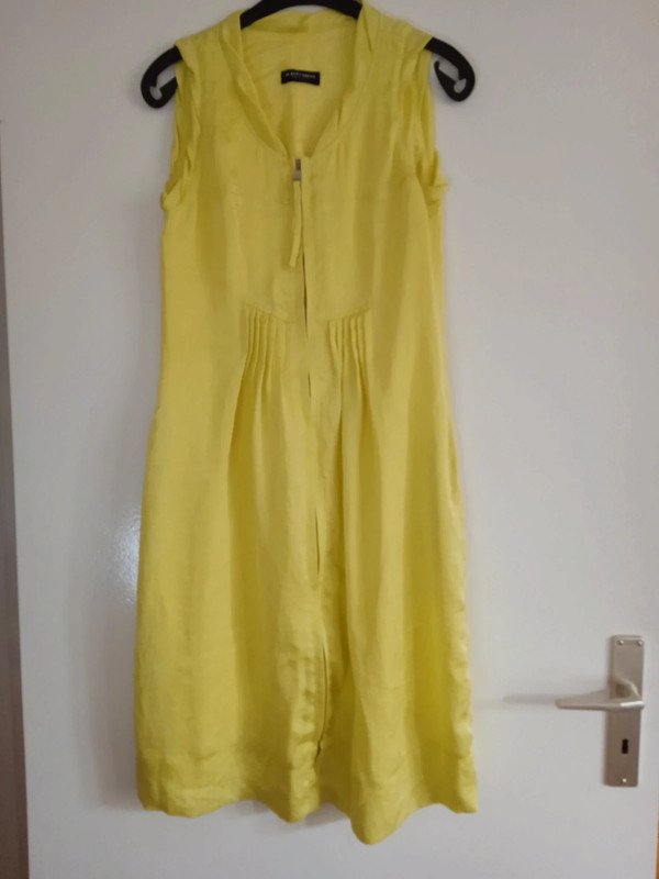 Midikleid gelb Gr. 36/38