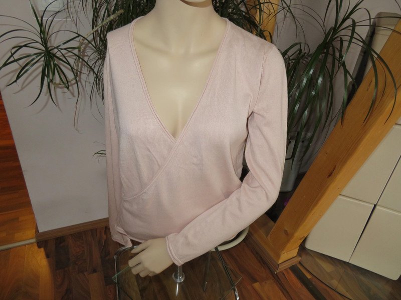 Damen Pullover in Wickeloptik Größe 38 von Alba Moda (987)