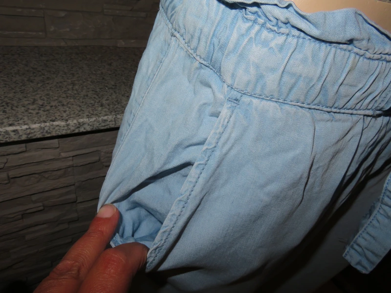 Leichte Damen Jeans Pluderhose Größe S/M (Nr2037a)