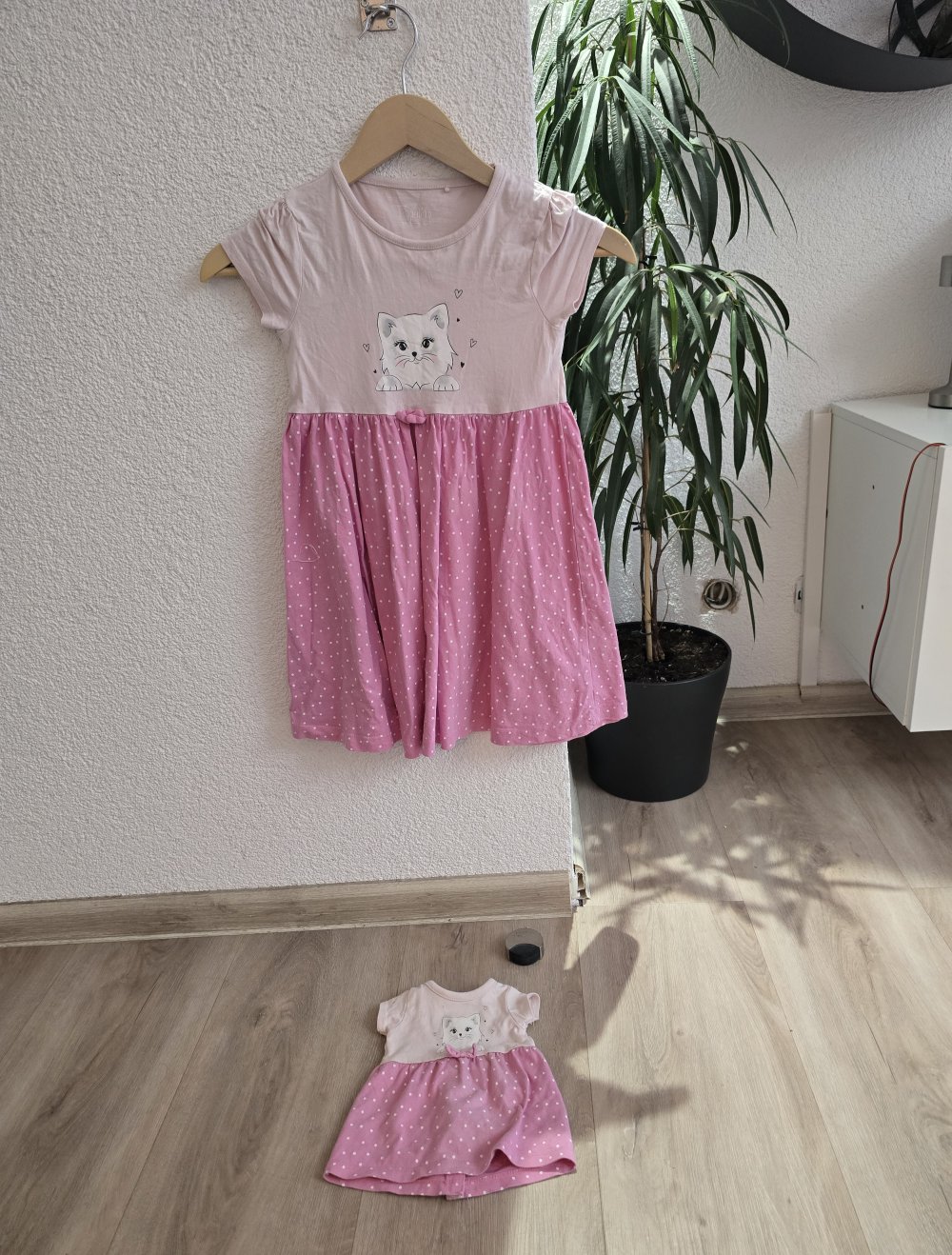 Mädchen Kleid undPuppenkleid im Set 7Jahre/122-Sehr gut. Topolino