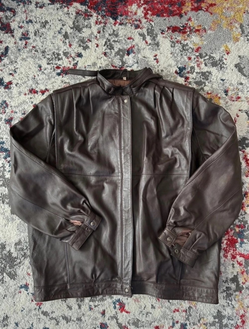 Leder Jacke