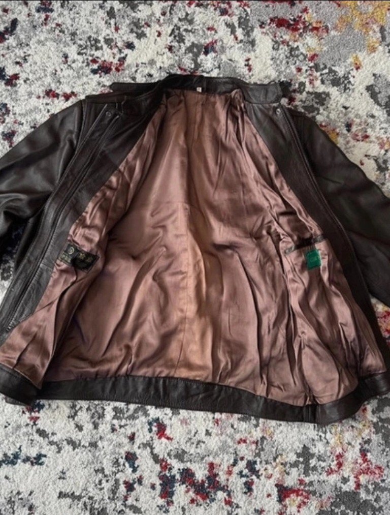 Leder Jacke