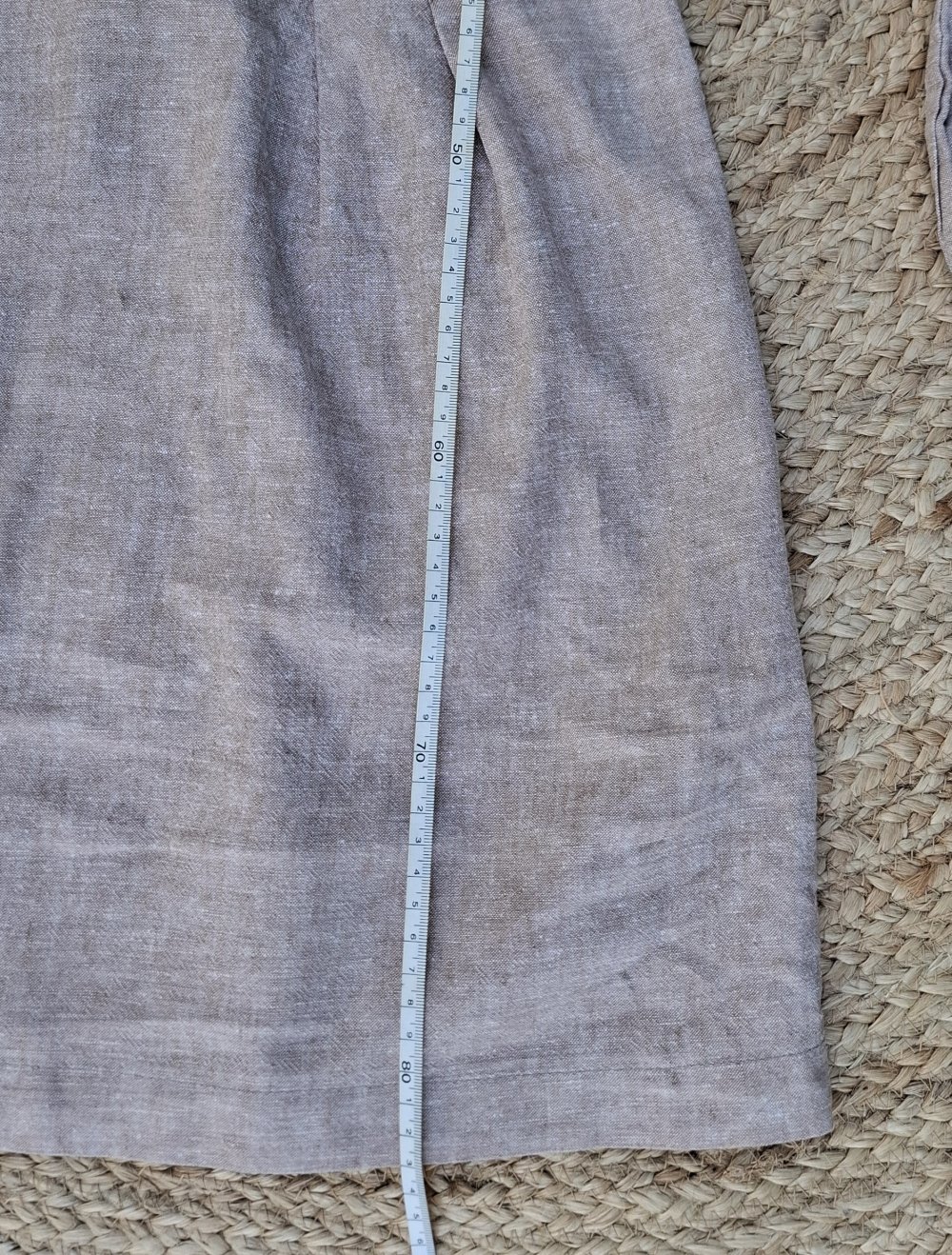 Kleid weiss beige Gr. S
