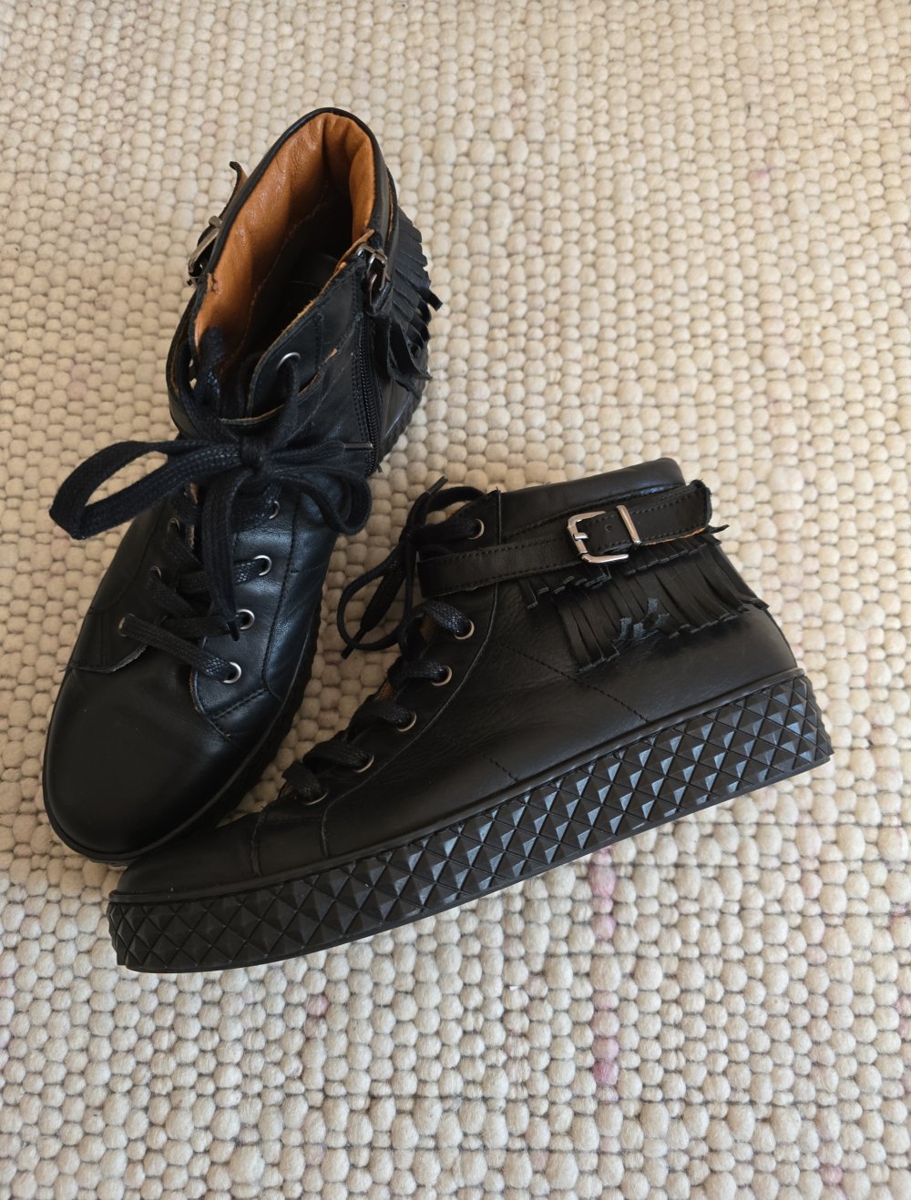 727 cycled de luxe hochwertige echtleder Stiefeletten 38 schwarz