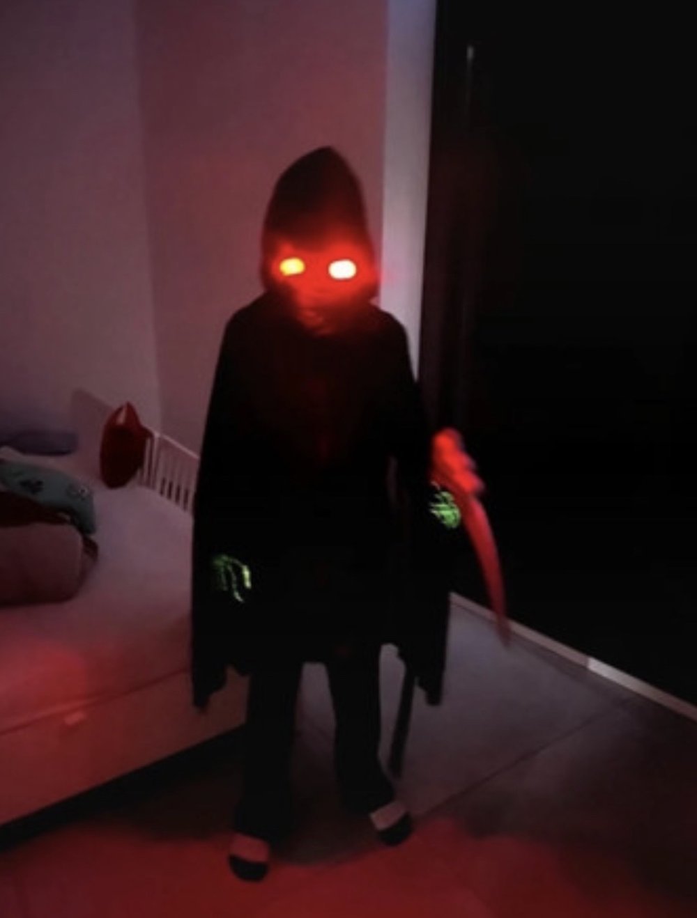 Sensenmann Halloween Kostüm Größe 128 134 140 148 152 158