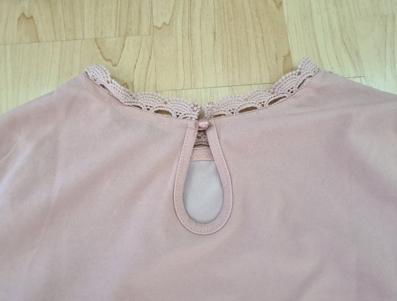 Bluse schickes Shirt rosa Gr 38