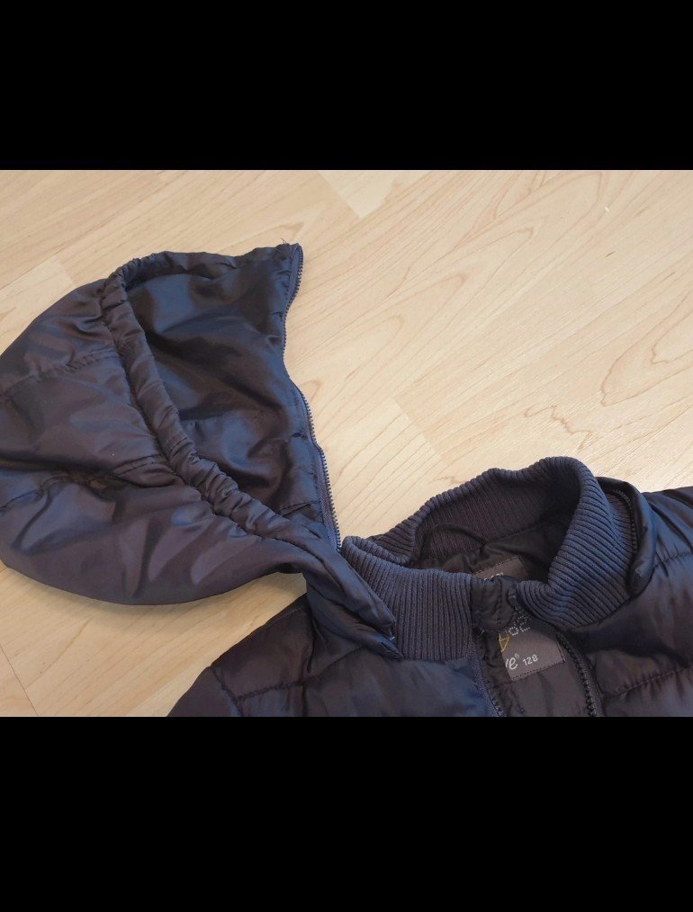 Alive Kapuze Jacke Gr 128 Jacke Top blau