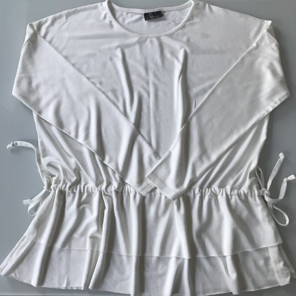 Damen Mädchen Bluse Pulli Pullover Weiß Kuschelig weich Gr. M, Marke: C&A Jessica, neu mit Etikett