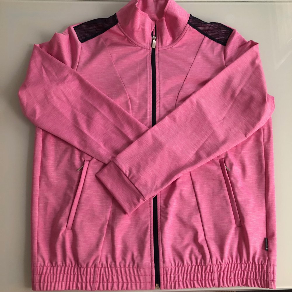 Mädchen Damen Woman Schneider Jacke Bluse Langarm Longsleeve Rosa Reißverschluss Gr. 40, NEU, Marke: Schneider