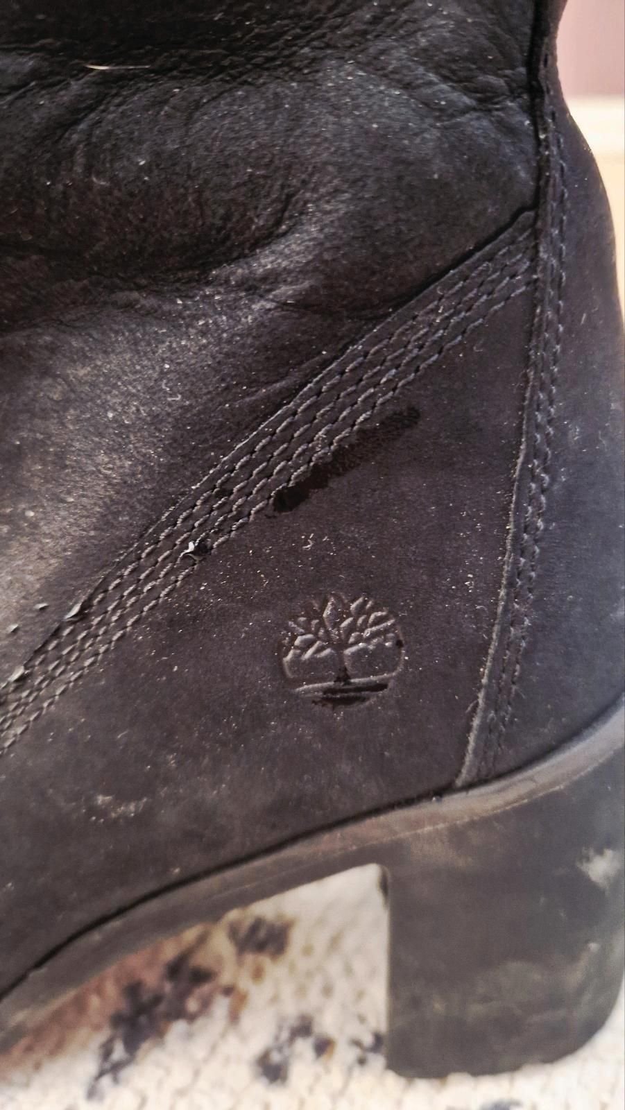 Timberland Allington Heights Boot Stiefel, Leder Gr. 40, schwarz