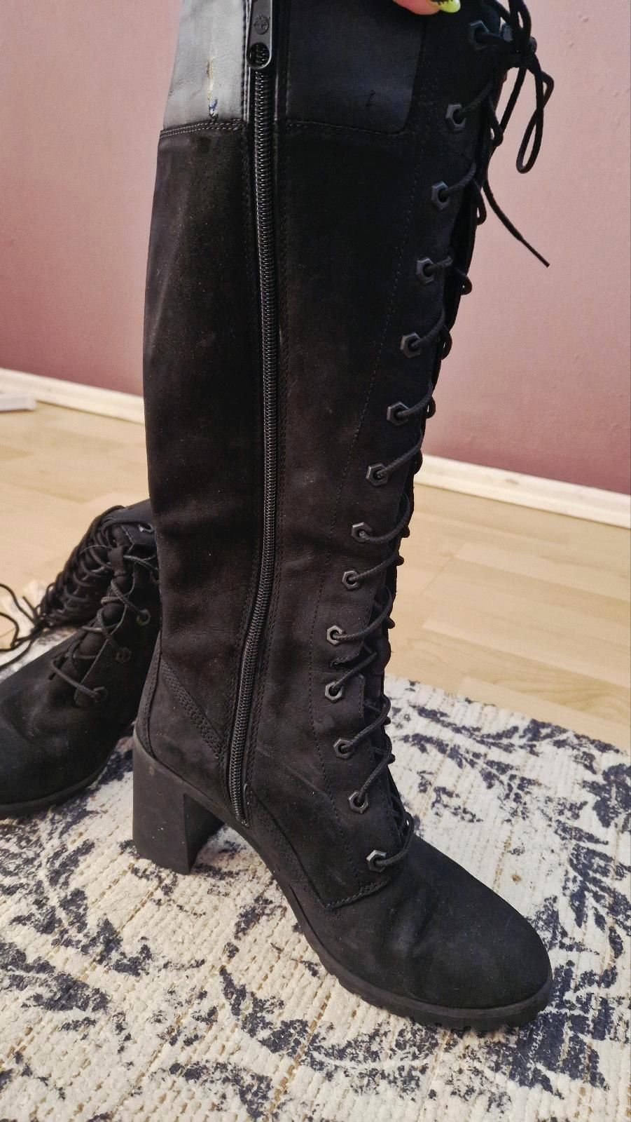 Timberland Allington Heights Boot Stiefel, Leder Gr. 40, schwarz