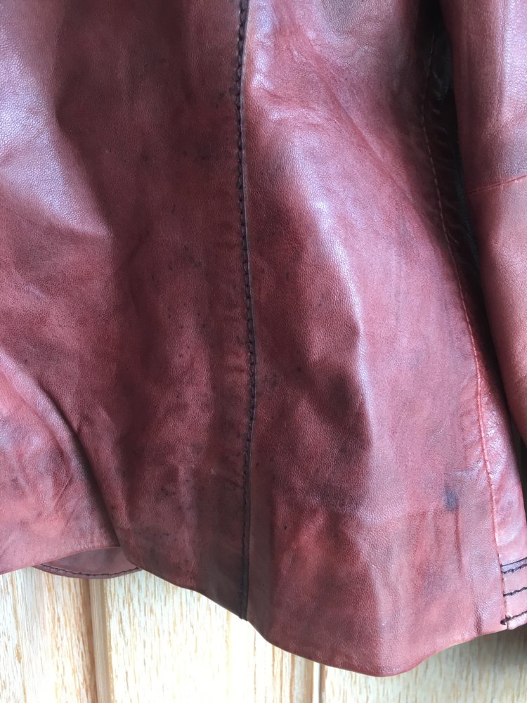 JCC Lederblazer, Lederjacke Echtleder Gr. 38 rot