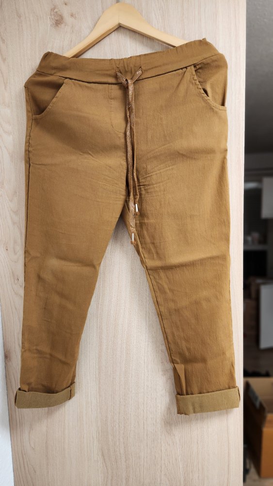 Jogpants in Camel