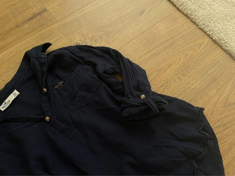 Hemd in Navy | Hollister