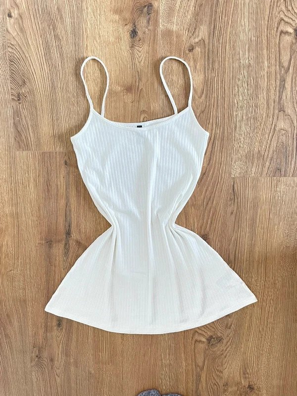 Trägerkleid Creme | H&M